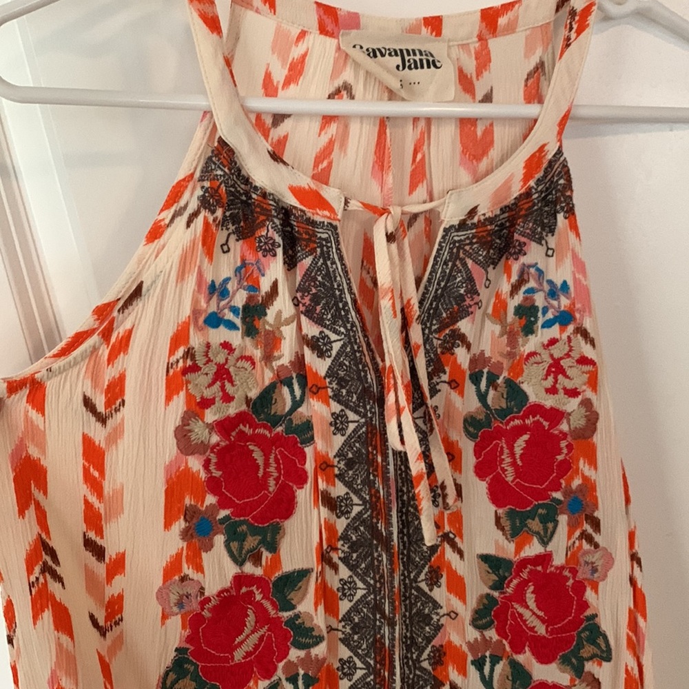 Savanna Jane Embroidered Tank - Picture 2 of 2